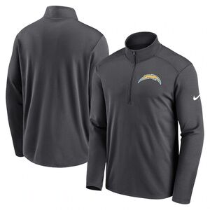 NWT Nike Men’s Los Angeles Chargers Logo Pacer Performance Half Zip Jacket Small